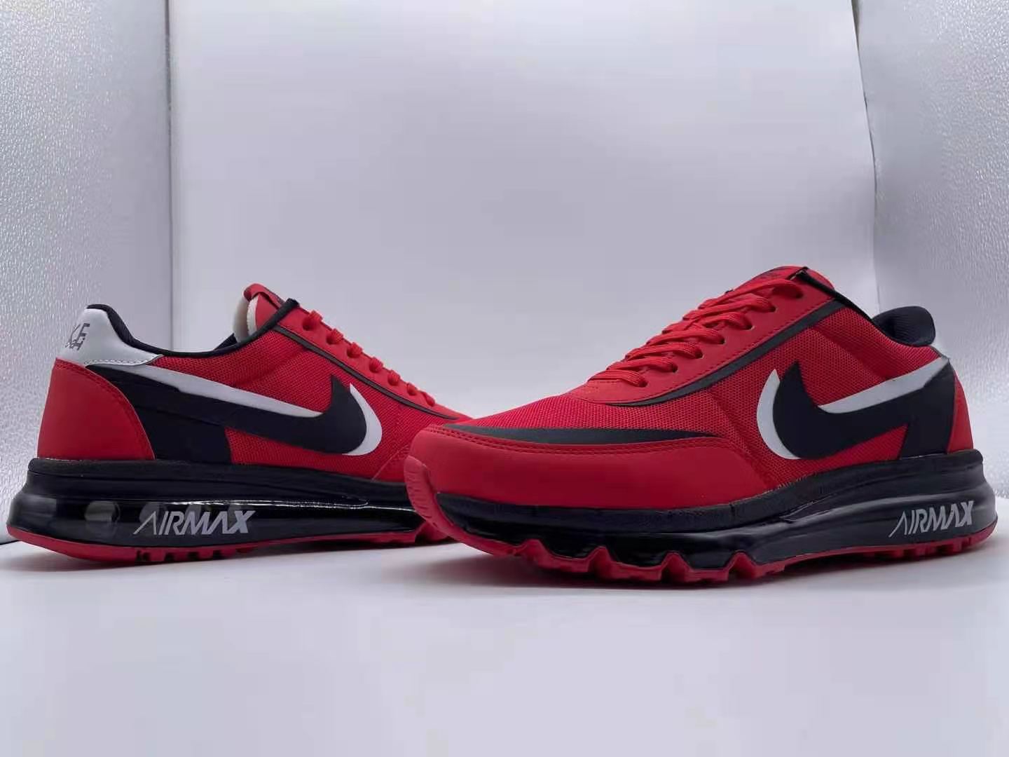 New Nike Air Max 2022 Red Black White Running Shoes - Click Image to Close